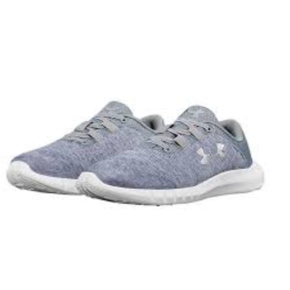 UNDER ARMOUR - Girls Moto Slip on grey runners - Picture 1 of 9
